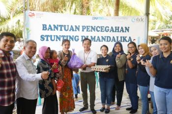 ITDC Lawan Stunting Lewat Program Dapur Sehat  di Desa Penyangga The Mandalika